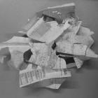 Carte en papier découpée