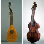 Différents instruments de musique anciens