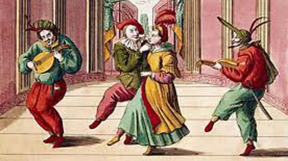 2 musiciens et 2 danseurs