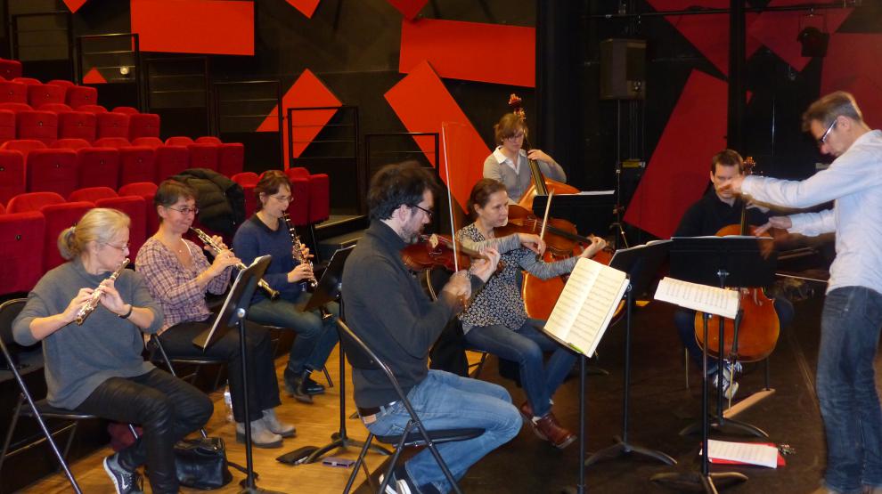 L'ensemble instrumental en répétition