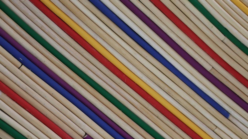 gros plan de l'escalier