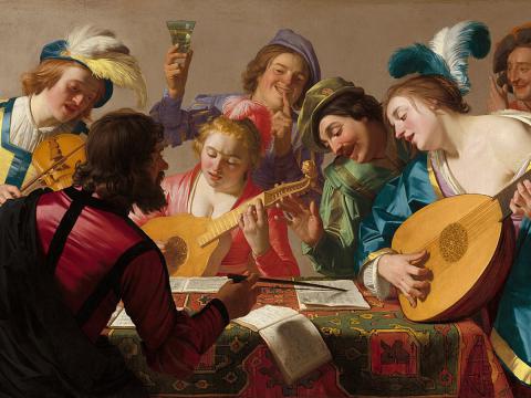 Le Concert, Gerard van Honthorst, 1623. National Gallery of Art